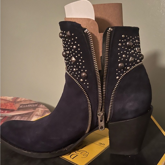 Old Gringo Indigo suede studded bootie - Picture 8 of 16